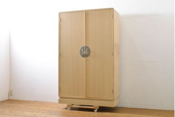 中古　伝統工芸士　中沢和夫作　衣装盆14杯・引き出し2杯!　たっぷり収納できる加茂桐箪笥(四方丸、胴厚、桐たんす、和タンス、衣装箪笥、収納箪笥、着物箪笥)(R-060540)