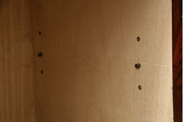 中古　美品　岩谷堂箪笥　桜木家具店作　存在感のあるな金具と重厚な佇まいが魅力のサイドボード(サイドチェスト、引き出し、整理タンス、収納箪笥)(R-060543)