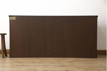 中古　美品　岩谷堂箪笥　桜木家具店作　存在感のあるな金具と重厚な佇まいが魅力のサイドボード(サイドチェスト、引き出し、整理タンス、収納箪笥)(R-060543)
