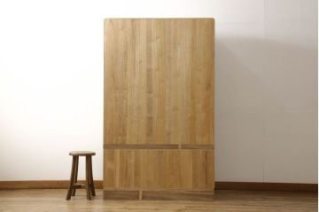 中古　美品　国産　職人手造り　透かしの金具が素敵な総桐箪笥(胴厚、四方丸、総桐たんす、着物箪笥、和タンス、衣装箪笥)(R-060549)