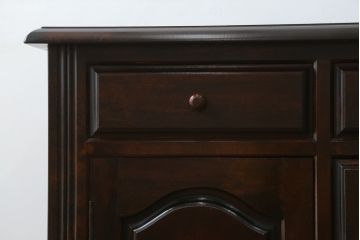和製ビンテージ　松本民芸家具　和モダンな空間づくりに取り入れやすいG型ドレッサー(ヴィンテージ、サイドボード、サイドチェスト、引き出し、収納棚)(R-060550)