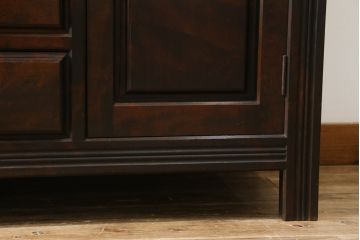 和製ビンテージ　松本民芸家具　和モダンな空間づくりに取り入れやすいG型ドレッサー(ヴィンテージ、サイドボード、サイドチェスト、引き出し、収納棚)(R-060550)