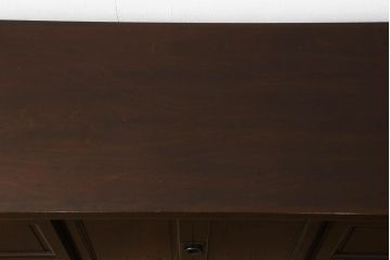 中古　美品　松本民芸家具　なかなかお目にかかれない、希少なN型朝鮮棚(サイドボード、サイドキャビネット、テレビ台、テレビボード、ローボード)(定価約59万8千円)(R-060554)