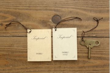 中古　美品　高級品　イタリア　FARBEL　Imperial(インペリアル)　六本木アピス取り扱い　真鍮製　ゼンマイ式置時計(置き時計、ディスプレイ)(R-060556)
