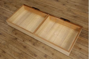 中古　匠工芸　勝木憲二郎作　重厚感と緻密な美しさを兼ね備えた佐渡船箪笥(佐渡タンス、舟箪笥、小箪笥、帳箱、銭箱、銭函、小引き出し、小物収納)(R-060563)