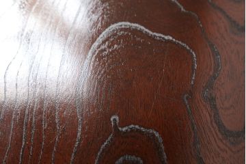 中古　美品　欅産業　凝ったつくりの大振りの金具が目を惹く仙台箪笥サイドボード(サイドチェスト、ローチェスト、収納箪笥、衣装箪笥、引き出し)(R-060574)