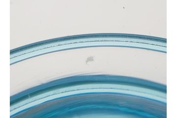 イタリア　ベネチアンガラス　 ビビットな色合いが魅力の花瓶(サイン有、作家物、ヴェネチアングラス、フラワーベース)(R-060586)