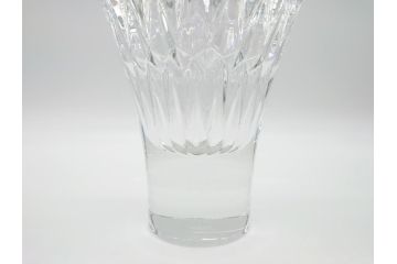 フランス　バカラ　Baccarat　輝きが美しい!　重厚で存在感のある花瓶　23cm(フラワーベース、フルレッドクリスタルガラス、箱なし)(R-060587)