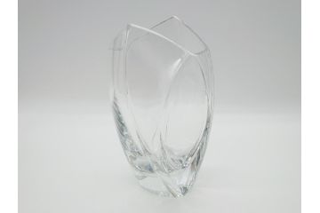 フランス　バカラ　Baccarat　RRigot　優美なフォルムが魅力のフラワーベース(花瓶、27cm、リゴット、箱なし、フルレッドクリスタルガラス)(R-060589)