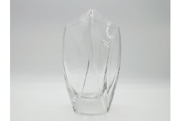 フランス　バカラ　Baccarat　RRigot　優美なフォルムが魅力のフラワーベース(花瓶、27cm、リゴット、箱なし、フルレッドクリスタルガラス)(R-060589)