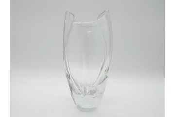フランス　バカラ　Baccarat　RRigot　優美なフォルムが魅力のフラワーベース(花瓶、27cm、リゴット、箱なし、フルレッドクリスタルガラス)(R-060589)