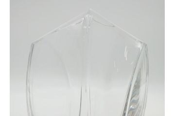 フランス　バカラ　Baccarat　RRigot　優美なフォルムが魅力のフラワーベース(花瓶、27cm、リゴット、箱なし、フルレッドクリスタルガラス)(R-060589)