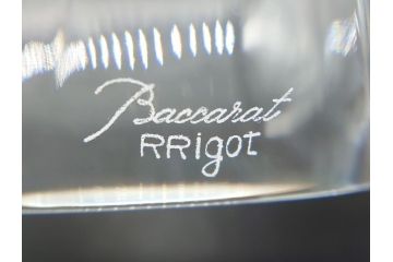 フランス　バカラ　Baccarat　RRigot　優美なフォルムが魅力のフラワーベース(花瓶、27cm、リゴット、箱なし、フルレッドクリスタルガラス)(R-060589)
