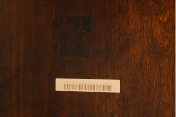 中古　北海道民芸家具　和モダンなデザインが和洋どちらのお部屋にも取り入れやすいドレッサーとスツールのセット(鏡台)(R-060590)