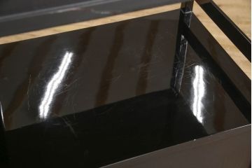 中古　アジア民芸家具　豪華な螺鈿(らでん)細工が美しい飾り棚(ラデン、収納棚、戸棚、茶棚、違い棚)(定価約90万円)(R-060591)