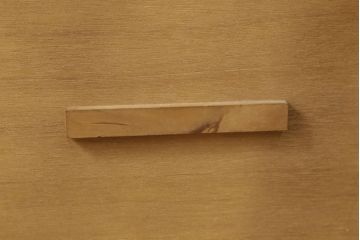 和製ビンテージ　ナラ材　落ち着いた木の色味が和洋どちらのお部屋にも取り入れやすい木製フレームのミラー(ヴィンテージ、鏡、壁掛けミラー)(R-060594)