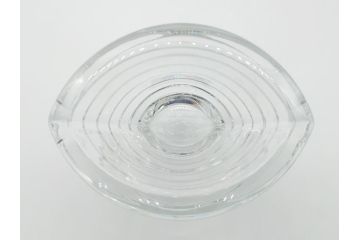 フランス　バカラ　Baccarat　ココ　小振りでも存在感のあるフラワーベース(花瓶、フルレッドクリスタルガラス、箱なし、COCO)(R-060613)