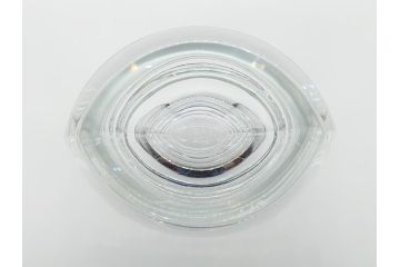 フランス　バカラ　Baccarat　ココ　小振りでも存在感のあるフラワーベース(花瓶、フルレッドクリスタルガラス、箱なし、COCO)(R-060613)
