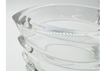 フランス　バカラ　Baccarat　ココ　小振りでも存在感のあるフラワーベース(花瓶、フルレッドクリスタルガラス、箱なし、COCO)(R-060613)