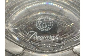 フランス　バカラ　Baccarat　ココ　小振りでも存在感のあるフラワーベース(花瓶、フルレッドクリスタルガラス、箱なし、COCO)(R-060613)