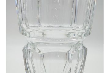 フランス　バカラ　Baccarat　エディス　重厚で存在感のあるフラワーベース(花瓶、フルレッドクリスタルガラス、箱なし、EDITH)(R-060614)