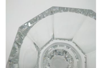 フランス　バカラ　Baccarat　エディス　重厚で存在感のあるフラワーベース(花瓶、フルレッドクリスタルガラス、箱なし、EDITH)(R-060614)