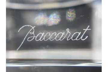フランス　バカラ　Baccarat　エディス　重厚で存在感のあるフラワーベース(花瓶、フルレッドクリスタルガラス、箱なし、EDITH)(R-060614)