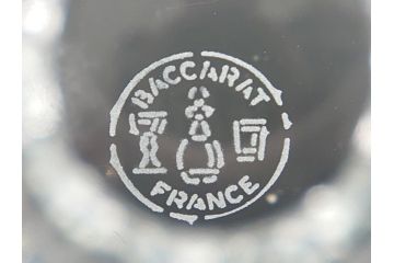 フランス　バカラ　Baccarat　エディス　重厚で存在感のあるフラワーベース(花瓶、フルレッドクリスタルガラス、箱なし、EDITH)(R-060614)