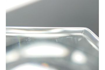 フランス　バカラ　Baccarat　エディス　重厚で存在感のあるフラワーベース(花瓶、フルレッドクリスタルガラス、箱なし、EDITH)(R-060614)