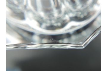 フランス　バカラ　Baccarat　エディス　重厚で存在感のあるフラワーベース(花瓶、フルレッドクリスタルガラス、箱なし、EDITH)(R-060614)
