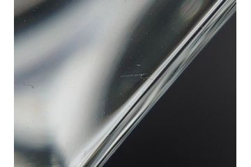 フランス　バカラ　Baccarat　エディス　重厚で存在感のあるフラワーベース(花瓶、フルレッドクリスタルガラス、箱なし、EDITH)(R-060614)