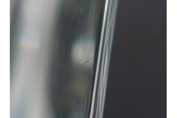 フランス　バカラ　Baccarat　エディス　重厚で存在感のあるフラワーベース(花瓶、フルレッドクリスタルガラス、箱なし、EDITH)(R-060614)