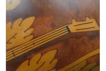 スイス製　REUGE　楽器と花のデザインが上品なリュージュ社のオルゴール　3曲72弁(CH3/72)(R-060615)