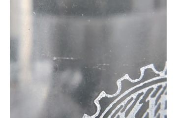 戦前　キリンビール　キリンレモン　ノスタルジックな雰囲気漂うコップ2個セット(昭和レトロ、グラス)(R-060617)