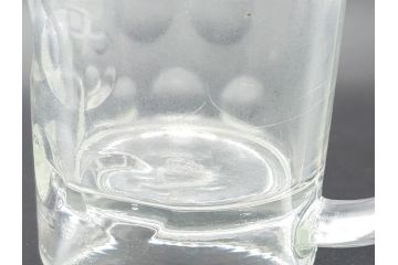 戦前　当時物　蓋付　アサヒビール　水玉模様がレトロでかわいい!　ジョッキ2点セット(グラス、コップ)(R-060632)