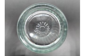 アンティーク和ガラス　コレクターさんから譲ってもらった100年前のビールグラス4点(ユニオン　アサヒ　キリン　戦前　コップ)(R-060641)