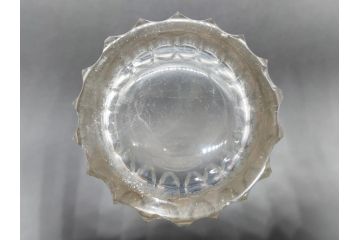 アンティーク和ガラス　コレクターさんから譲ってもらった100年前のビールグラス4点(ユニオン　アサヒ　キリン　戦前　コップ)(R-060641)
