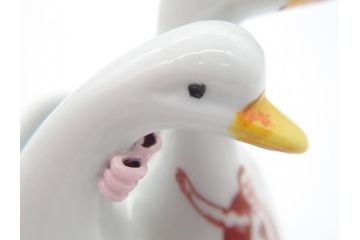 昭和レトロ　グリコ灰皿　アヒル小物入れ　ニッポンビール灰皿　キリン栓抜き　昔懐かしい雰囲気のノベルティグッズ合計4点セット(R-060657)