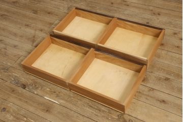 中古　美品　松本民芸家具　シックな空間づくりが叶うG-2型面取り食器棚(収納棚、戸棚、本箱、ブックケース、カップボード、キャビネット)(定価約54万円)(R-060661)