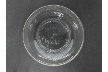 戦前　当時物　カブトビールのロゴがクールな鼓型グラス(和ガラス、コップ)(R-060666)