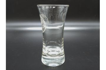 戦前　当時物　アサヒビール　キリンラガービール　ノスタルジックな雰囲気漂うコップ3点セット(ラッパ型グラス)(R-060668)