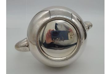 ビンテージ　気品溢れる銀製のティーセット　Anaya　スターリング925　MEXICO(トレー、ティーポット、シュガー、クリーマー、ヴィンテージ)(R-060674)