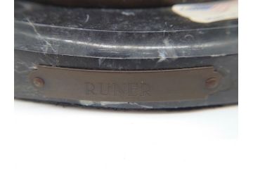 アメリカ製　少年と犬　微笑ましい一瞬を切り取った様なブロンズ像(RUNER、オブジェ)(R-060685)