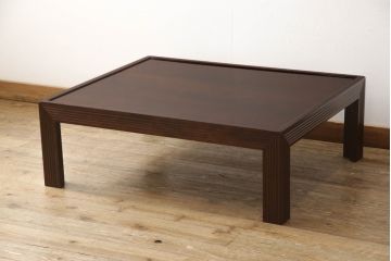 中古　松本民芸家具　絶版品!上質な雰囲気を醸し出す希少なG型座卓(ローテーブル、センターテーブル)(R-060687)