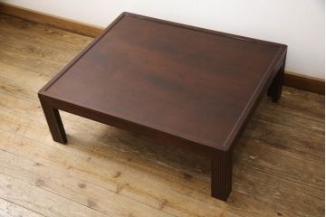 中古　松本民芸家具　絶版品!上質な雰囲気を醸し出す希少なG型座卓(ローテーブル、センターテーブル)(R-060687)