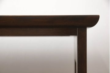 中古　九州民芸家具　クズ布張りの引き戸が味わい深い茶棚(茶箪笥、飾り棚、収納棚、戸棚、キャビネット)(R-060701)