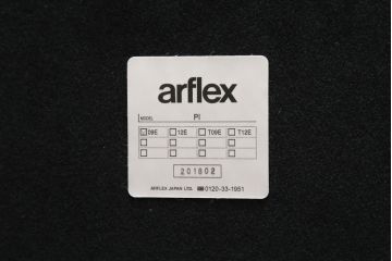中古　arflex(アルフレックス)　09E　PI(ピーアイ)　丸いフォルムとファブリックの色味がおしゃれなスツール(椅子、イス、1Pソファ、1人掛け、フットスツール、オットマン)(R-060711)