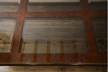 中古　DREXEL HERITAGE(ドレクセルヘリテイジ)　上品な佇まいが魅力的な大型ダイニングテーブル(4人掛け、6人掛け、8人掛け、食卓)(R-060712)