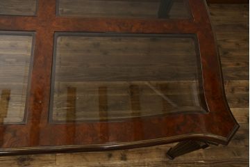 中古　DREXEL HERITAGE(ドレクセルヘリテイジ)　上品な佇まいが魅力的な大型ダイニングテーブル(4人掛け、6人掛け、8人掛け、食卓)(R-060712)