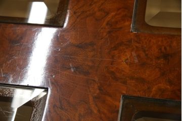 中古　DREXEL HERITAGE(ドレクセルヘリテイジ)　上品な佇まいが魅力的な大型ダイニングテーブル(4人掛け、6人掛け、8人掛け、食卓)(R-060712)